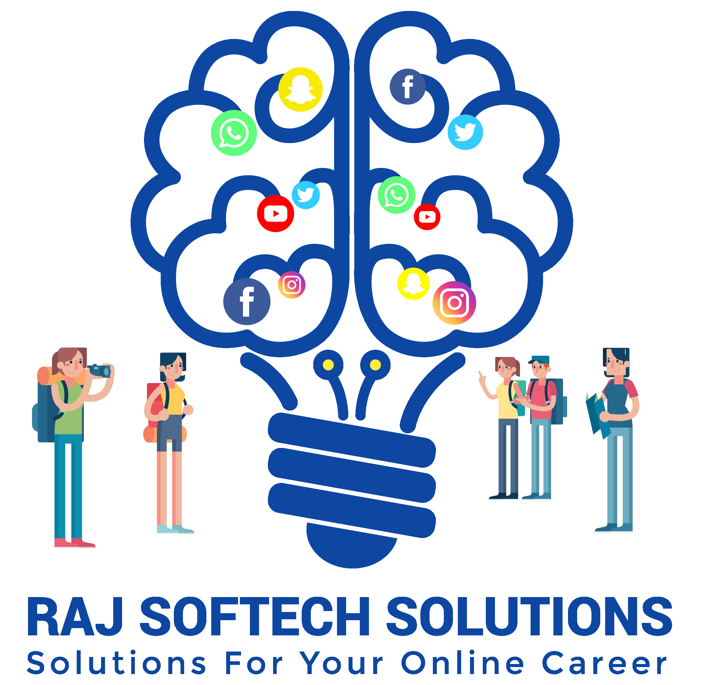 Raj Softech Solutions Logo